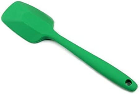 GIVESURPRISE BAKING SPATULARS 8-1/2" One-Piece High Temperature Silicone Spatula, Green