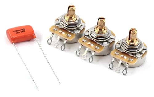 The Art of Tone CTS 250k Potentiometers - Short Shaft (3x) with Capacitor