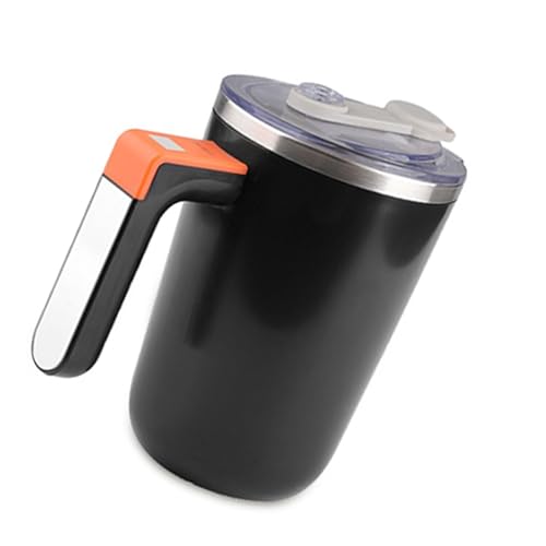 Ailgely Taza Automezcla Portátil con Revestimiento Recargable de Acero Inoxidable 304, Capacidad de 300 Ml para café, té, Leche, Cacao, Seguro y bajo Consumo Energía (UT-52)
