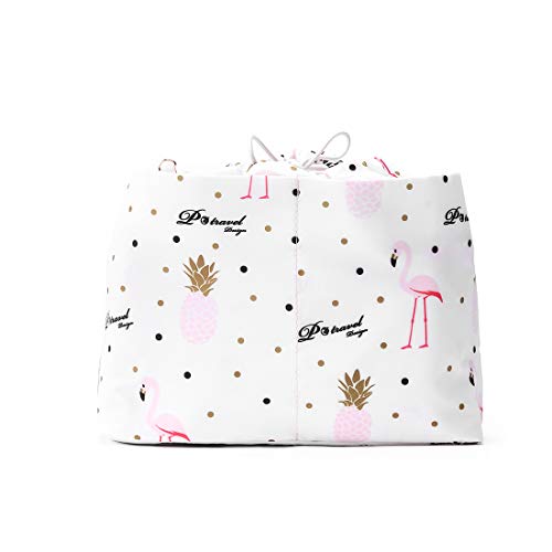 Bolso de Aseo cosmético Impermeable de poliéster Organizador Bolsa de Ducha para Accesorios de Viaje, Kit de Aseo para Hombres y Mujeres Ideal para Viajar