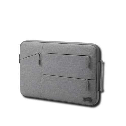 Capa Case Bolsa Pasta Para Notebook 12, 13, 14, 15 e 16 Polegadas Impermeável C/Alça Interior Aveludado Compatível MacBook Dell Lenovo Asus HP Ideal Trabalho Estudo Viagem (15 a 16 Polegadas)