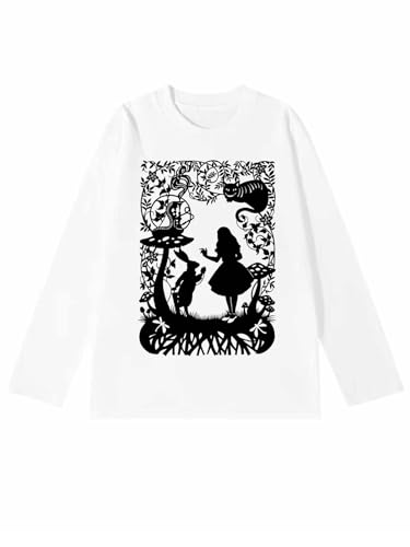 [ZYUNYZL] ���� T�V���c �s�v�c�̍��̃A���X �`�F�V���L �����Y �g�b�v�X �v�����g �E�b�h�X�g�b�N ����T �ێ� ��100% 3XL ���{����̔���