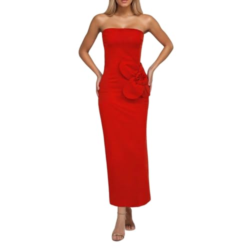 Robe longue élégante sans manches fluide : confort et style sans compromis