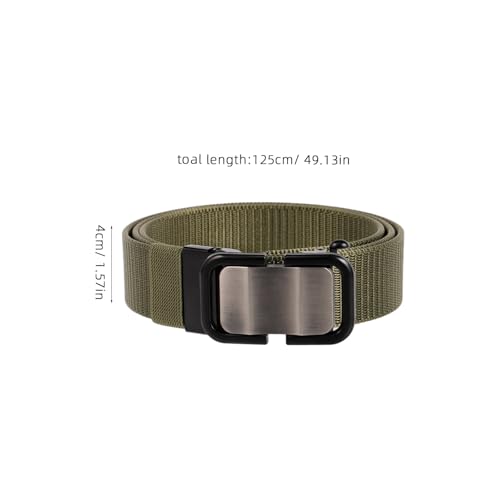Men's Nylon Waist Belt and Breathable Casual Canvas Trouser Belt for Jeans Versatile Use for Outdoor Activities2