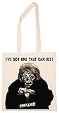Respectueux de la nature Enigmae They Live - Ive Got One That Can See Réutilisable Achats Épicerie Coton Sac Reusable Shopping Bag