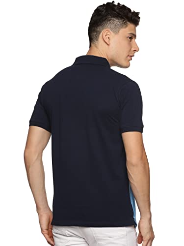 Image of ADRO Men's 100% Cotton Regular Fit Polo T-Shirt
