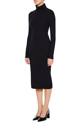 Forever 21 Women's Turtleneck Midi Sweater Dress3