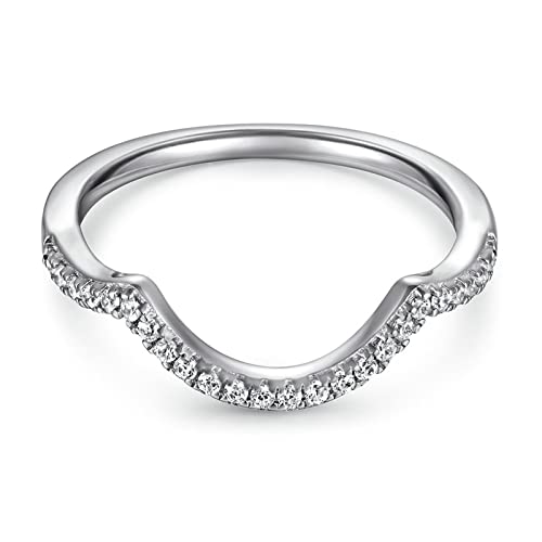 Bague en argent sterling et oxyde de zirconium élégante pour femme