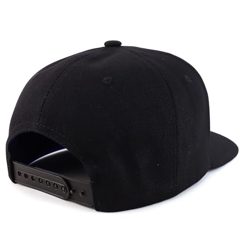 Image of Trendy Apparel Shop PR 3D Embroidered Flatbill Snapback Cap with Puerto Rico Flag