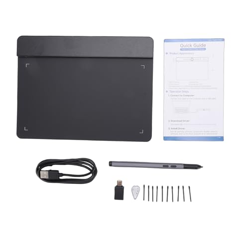 Tissting Tablet Dibujo Digital 6x4 Pulgadas 15x10 cm con Lápiz 16K   Tableta Gráfica USB C Compatible Mac Android para Estudiantes Profesores Diseño Digital Cursos Online