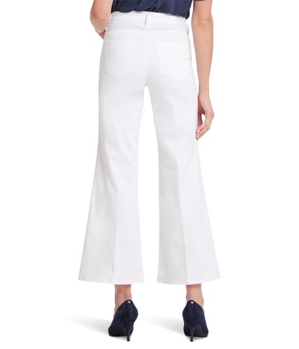 NYDJ Women's Mia Palazzo in Optic White2