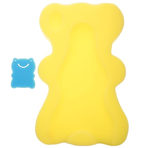 Cabilock 1Pc Bath Mat Odorless Skid Bath Cushion Upgraded Cartoon Design Accessories Safe and Comfortable for Newborn Bathing