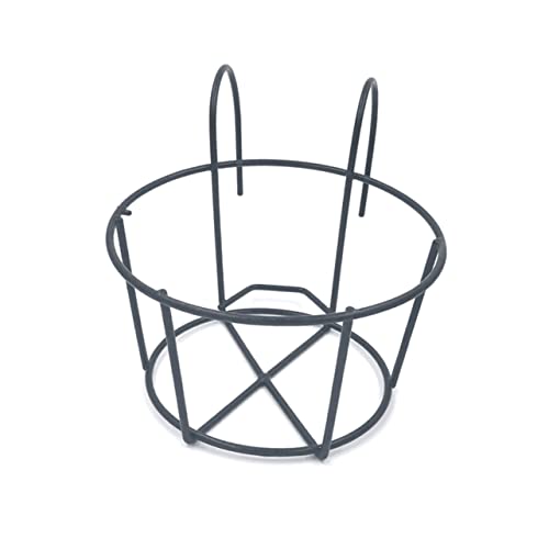 Panier de pot de fleurs en métal pour clôture et balcon
