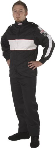 G-Force 4385XXLBK GF 505 Black XX-Large Triple Layer Racing Jacket