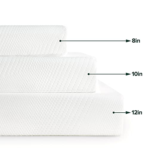 Image of Zinus 8 Inch Green Tea Essential Memory Foam Mattress, Queen, Mattress in A Box, Affordable Mattress, CertiPUR-US Certified
