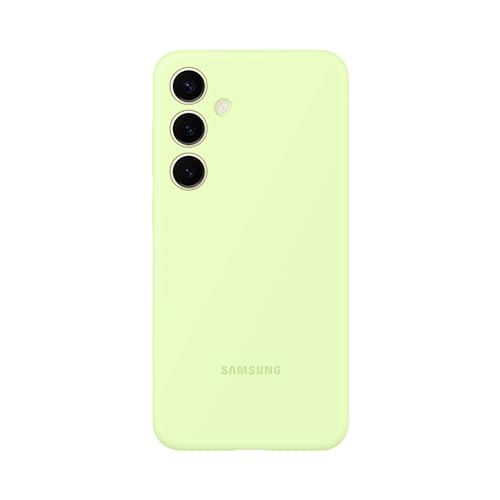 Image of SAMSUNG Galaxy S24+ Plus Silicone Phone Case, Protective Cover with Color Variety, Smooth Grip, Soft and Sleek Design, Snug Fit, US Version, EF-PS926TGEGUS, Light Green