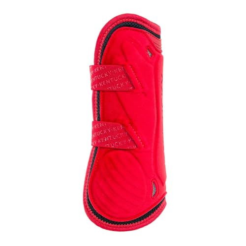 Guêtre bamboo Velvet rouge S respirante avec attaches élastiques de sécurité