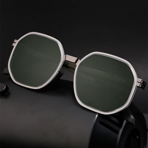 Polarized Sunglasses For Men And Women, Screwless Design, Metal Temples, Suitable For Shopping Riding Party3
