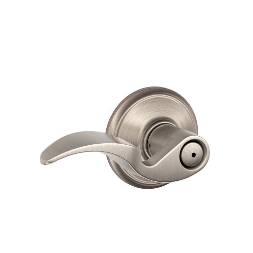 Schlage F40AVA619 Avanti Privacy Lever, Satin Nickel