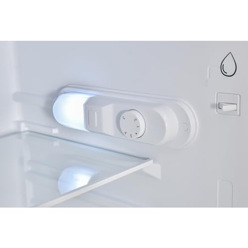 TELEFUNKEN Kühlschrank ohne Gefrierfach 255 Liter | Standkühlschrank groß | Vollraumkühlschrank freistehend mit Gemüsefach | LED-Beleuchtung | Türanschlag wechselbar | KTFK265EW2 weiß