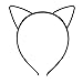 Produktbild N/A Kinder Schwarze Katze Ohren Stirnbänder Mode Lady Girl Haarband Sexy Selbst Stirnband Baby Geburtstagsfeier Haarschmuck für Frauen Reifen 1