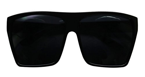 ShadyVEU Oversized Flat Top Trendy Square Trapezoid Shape Fashion Mens Womens Sunglasses2