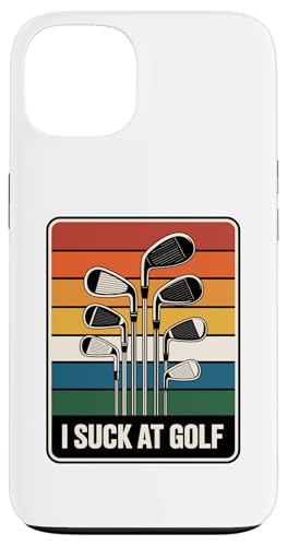 I Suck At Golf Loser Dad ȃW[N St X}zP[X iPhone 13 p
