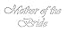Mother of the Bride Wedding Party Clear Rhinestone Iron on 8.25 x 3.25" Hotfix Transfer Bling DIY