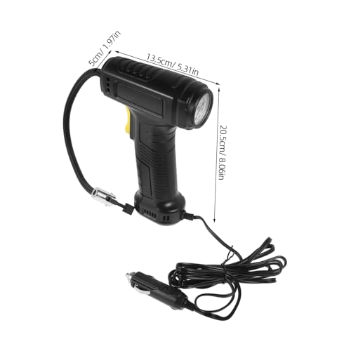 Tire Inflator Pump Adapter Fast Inflation Pressure Gauge for Car Bike Motorbike4