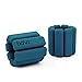 Bala Bangles | Fully Adjustable Wearable Wrist & Ankle Weights | Yoga, Dance, Running, Barre, Pilates, Cardio, Aerobics, Walking | 1 Pound Each, 2 Per Set (Deep Blue)
