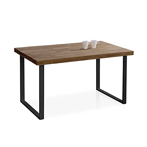 Adec Group duehome | Natural, Mesa Fija de Comedor, Mesa Salon o ...