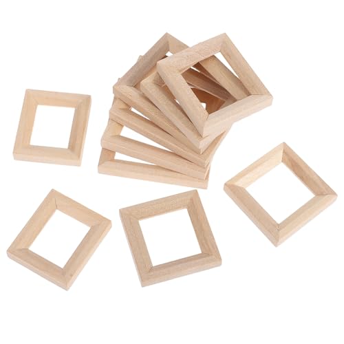 Mini cadres photo en bois pour décorer une maison de poupée chaleureuse et unique