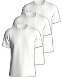 Pierre Calvini Mens T-Shirt (3/5 Pack) - 100% Cotton Premium Weight T Shirts - Regular Fit Short Sleeve Tee - Plain Crew Neck Mens Multipack