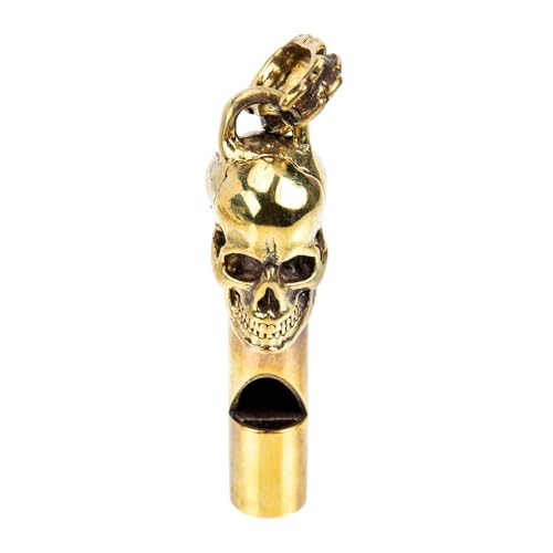 Silbato de Cobre Diseño Calavera para Deportes y Emergencias miniatura 1