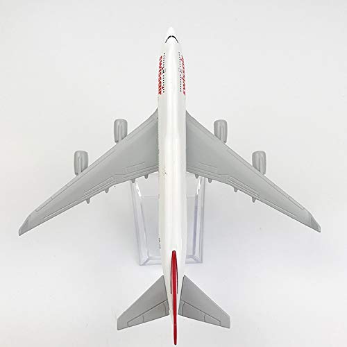 Image of Toys Uncle Diecast Aeroplane Scale Model, 16 cm: (B747 Swiss Air), Multicolor
