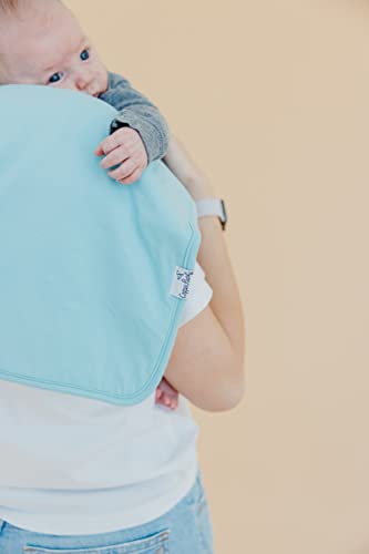 Image of Copper Pearl Premium Baby Burp Cloths - 3-Pack Large Cotton Burp Cloths, Extra Soft Spit Up Rags with 3 Absorbent Layers, Perfect for Baby Boy and Baby Girl Gifts (21 inch x 10 inch Size, Bennie Set)