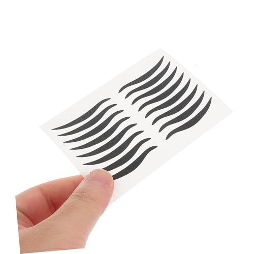 80 Pares de Sticker Delineador Negro Impermeable miniatura 7
