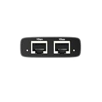 TP-Link EH210 LAN Splitter 1 auf 2 (Gigabit Ethernet Splitter), Aluminium | inkl. USB-Stromkabel & Cat 5e Netzwerkkabel | Aluminiumgehäuse, Plug & Play, LAN Switch 2 Port – Ansicht 2