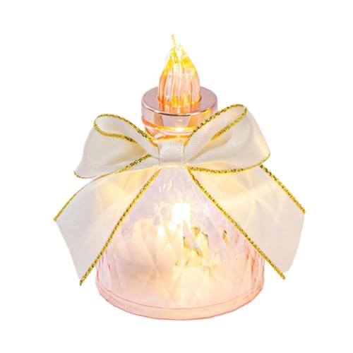 Candele senza fiamma – Candele LED | Lampada a candela per campeggio | Luci notturne a LED per atmosfera | Candele finte a LED a batteria per centrotavola da tavolo nuziale, luce da comodino per
