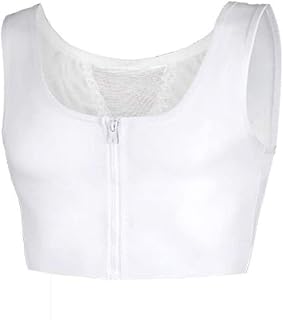 Certificação de segurança masculino colete de compressão espartilho modelador peitoral zíper ginecomastia moobs, xxl (Size : Medium)