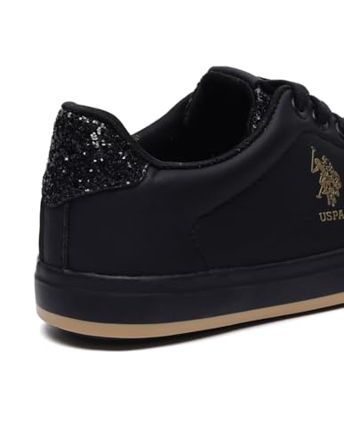 Image of U.S. Polo ASSN. Beverly 3.0 Black Sneakers Shoes with Premium Upper