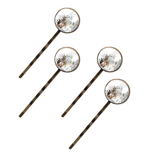 Épingles à cheveux animaux de la neige coffret cadeau idéal femme et jeune fille