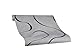 Produktbild Tapete Grau Silber Glänzend- Linien Wellen Geschwungen Edel- Ideal für Wohnzimmer Colani Visions Made in Germany 10,05m X 0,70m 53340