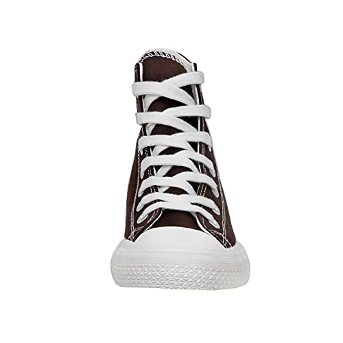 CUSHIONAIRE Women's Vance high top Canvas Sneaker +Memory Foam2