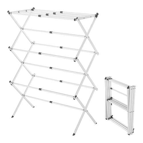 Mi Ko Mi Ka Folding and Extendable Clothesline from 43 to 75 cm L...