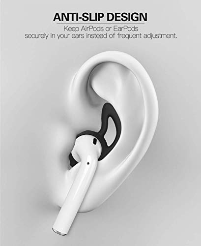 Onecut OAC-EARHKS-5PR 5 Pairs Silicone Ear Tips Compatible For Airpods 1&2,Silicone Soft Anti-Slip Sport Earbud Tips, Anti-Drop Ear Hook Gel Headphones Earphones Protective Accessories Tips thumb #5