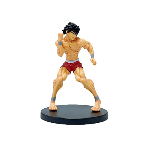 Figura de anime Baki Hanma juguetes de PVC Baki figura estatua modelo anime figura de acción decoración de escritorio regalos para niños y niñas (15 cm) Cover
