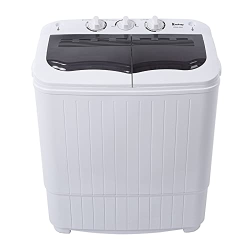 14.3lbs Semi-automatic Gray Cover Washing Machine