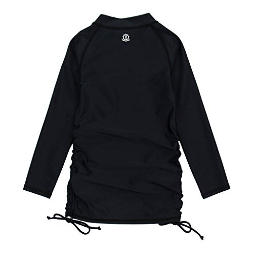 Image of SwimZip Girls' Long Sleeve Swim Dress Cover Up Swimsuit - UPF 50+ Sun Protection