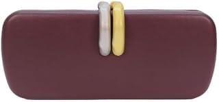 Kvinnor Elegant Banketter Pouch Hårda axelväskor Stor kapacitet | Lyxig Crossbody-väska i PU-läder med kedja Snygg clutch för handväskor och bröllopsfester